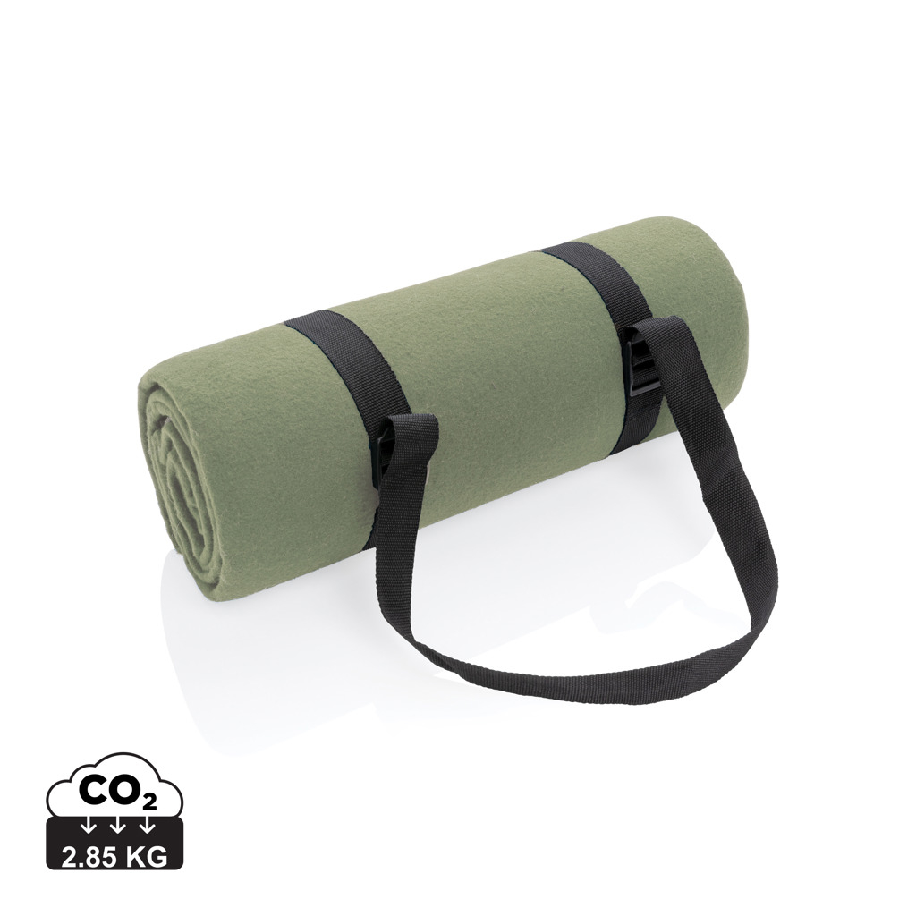 Couverture pique-nique publicitaire rPET Impact Vert 